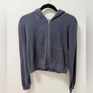 Brandy Melville Zip Up Sweatshirt Hoodie
